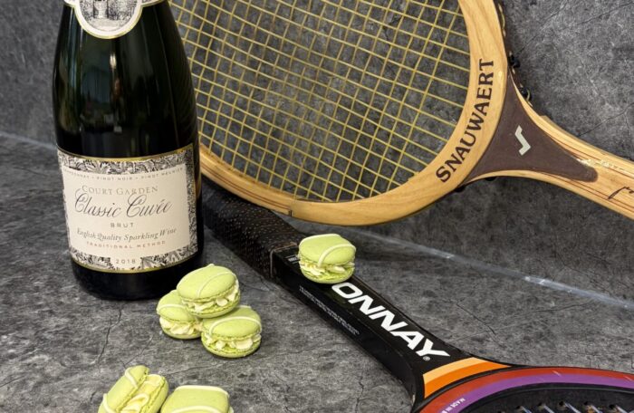 Wimbledon Special – Clink Pistachio Macarons and Court Garden English Sparkling Wine