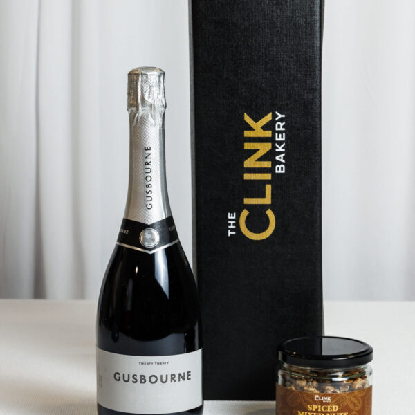 Gusbourne English Sparkling Wine and Clink Spiced Nuts